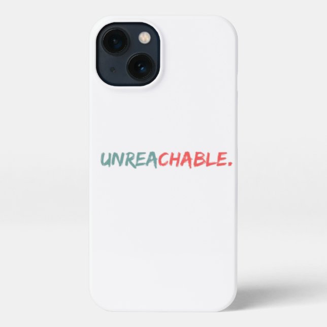 The Unreachable Signature Design: iPhone Case (Back)