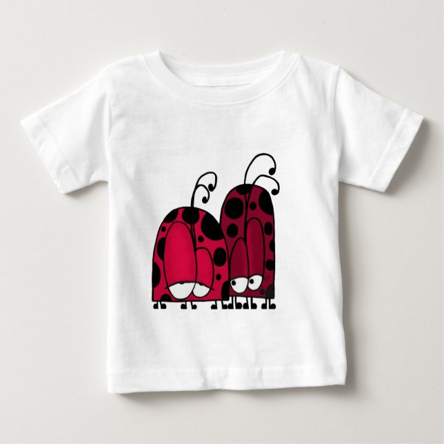 The Unrequited Love Ladybug Illustration Baby T-Shirt (Front)