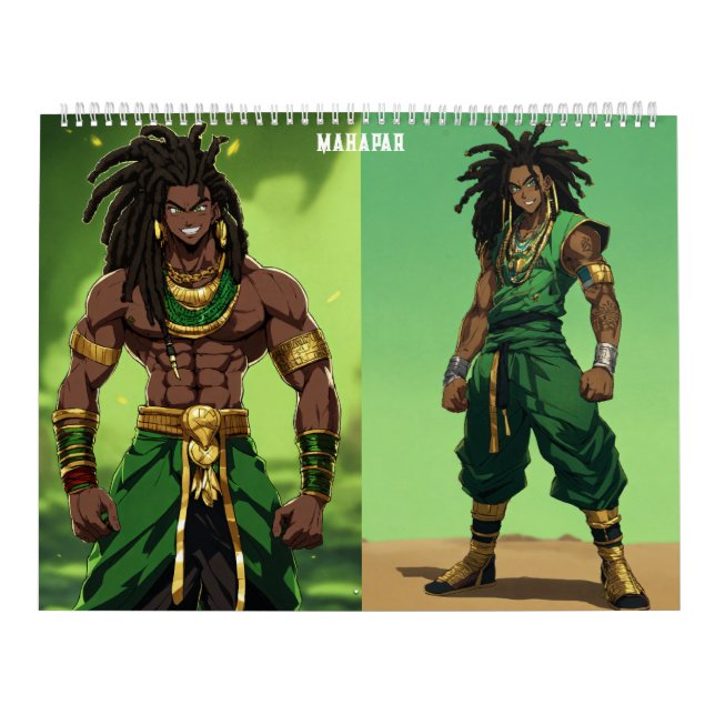 The Untamed Saiyan King Calendar (Cover)