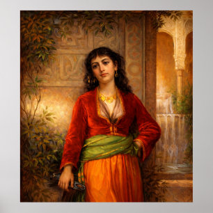 The Unwelcome Companion by John William Waterhouse Poster