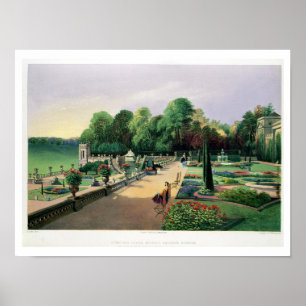The Upper and Lower Terrace Gardens at Bowood, fro Poster