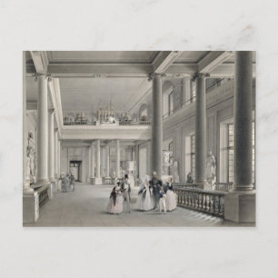 The Upper Entrance hall of the Fine Arts Academy Postcard