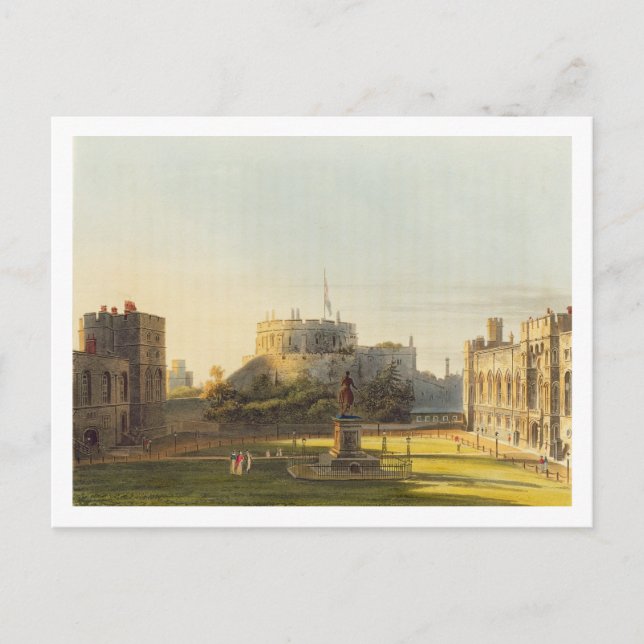 The Upper Ward, Windsor Castle, from 'Royal Reside Postcard (Front)