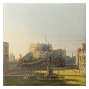 The Upper Ward, Windsor Castle, from 'Royal Reside Tile