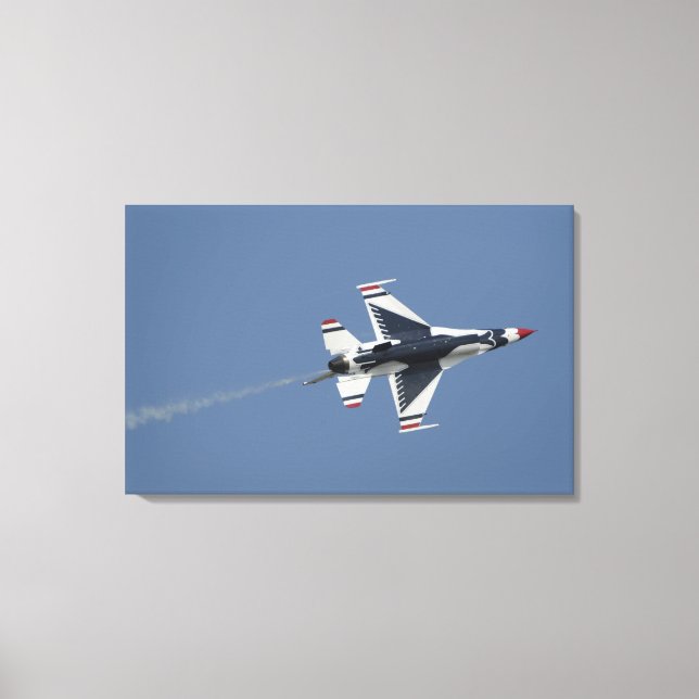 The US Air Force Thunderbirds Canvas Print (Front)