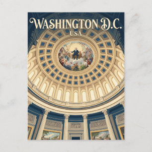 The US Capitol Rotunda USA Postcard