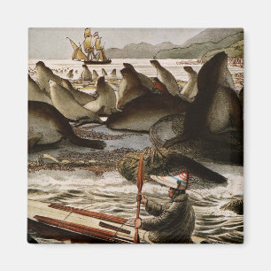 The US Dragon in an Expedition, George Catlin Magnet