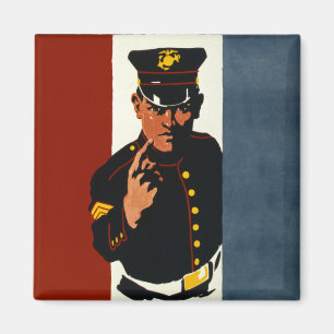 The US Marines Want You Magnet