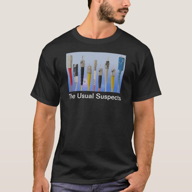 The Usual Suspects (Optical Fibre) T-Shirt (Front)