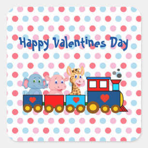 The Valentine Train Sticker