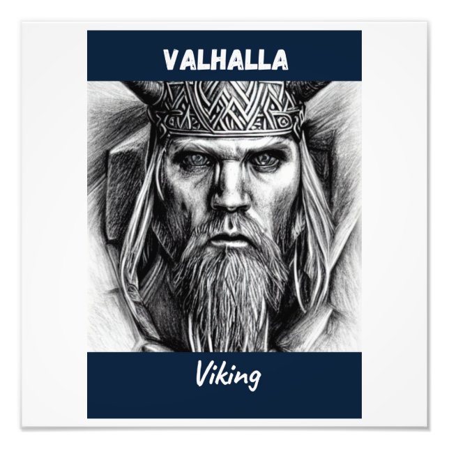 The Valhalla Viking     Photo Print (Front)