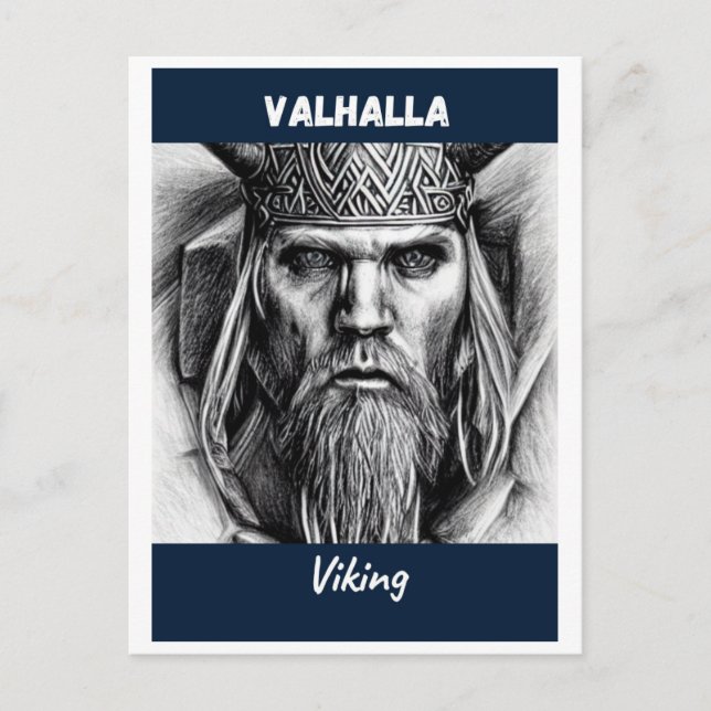 The Valhalla Viking   Postcard (Front)