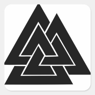 The Valknut Square Sticker
