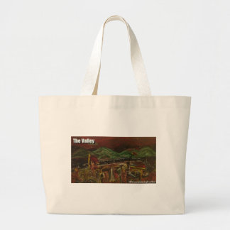 the valley large tote bag
