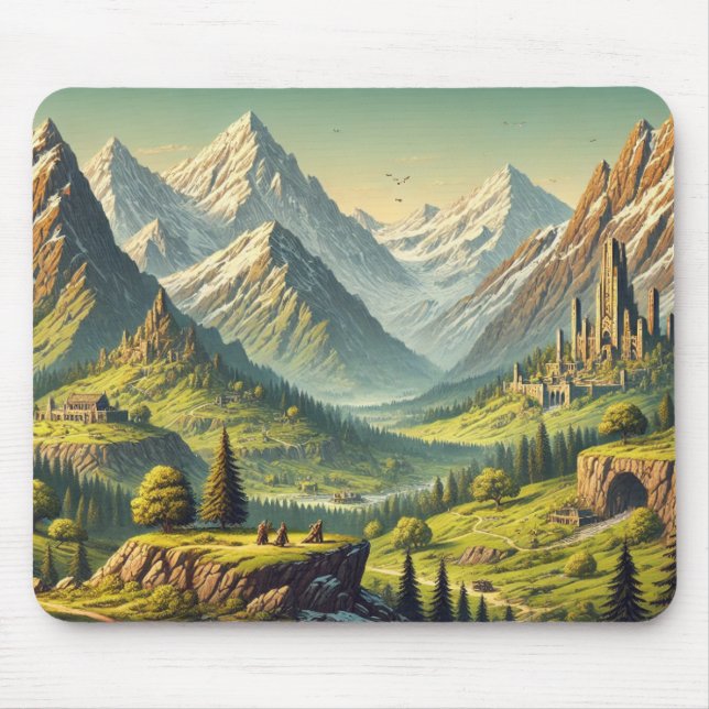 The Valley of Legends – A Journey Begins Mouse Pad (Front)