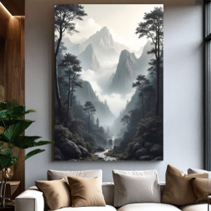 The Valley of Silence Canvas Print