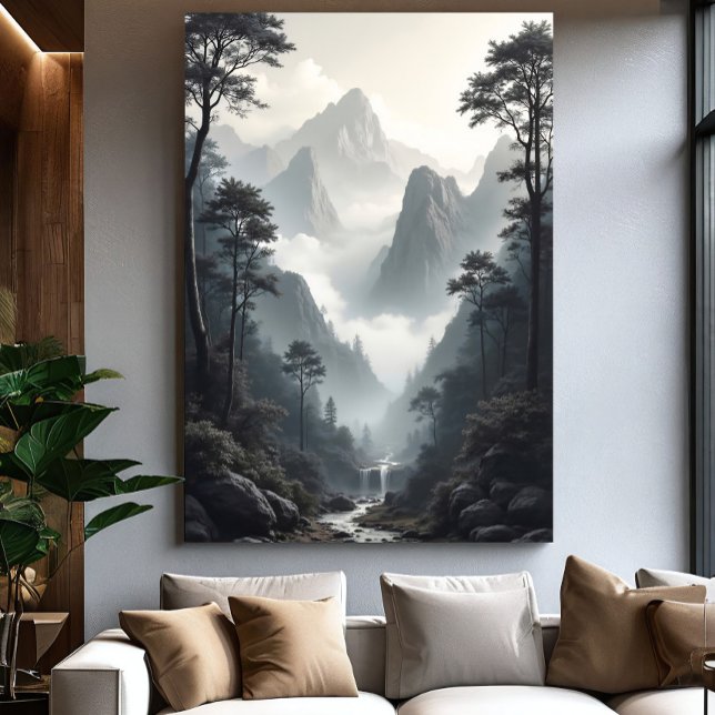 The Valley of Silence Canvas Print (Creator Uploaded)