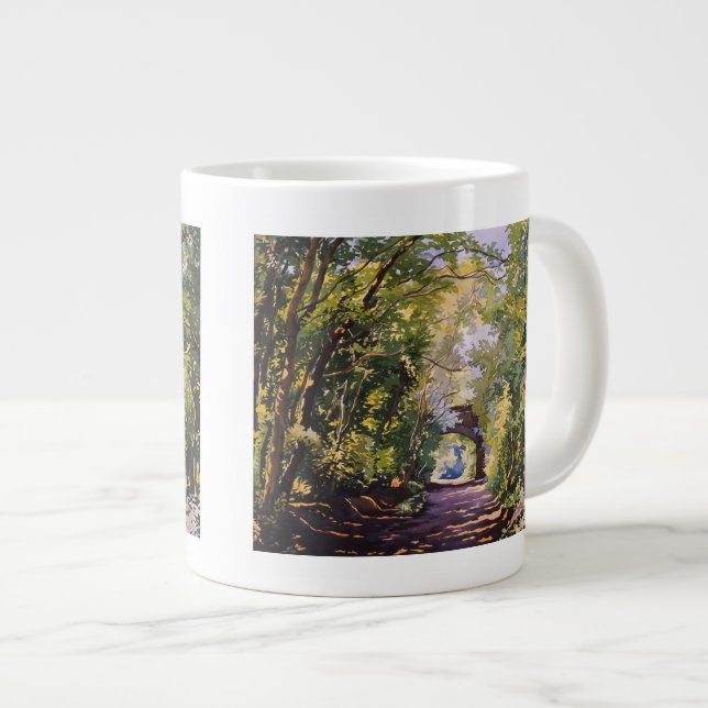 The Valley Walk Sudbury 2001 Large Coffee Mug (Front Right)