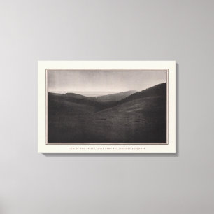The valley, west from the proposed Athenaeum Canvas Print