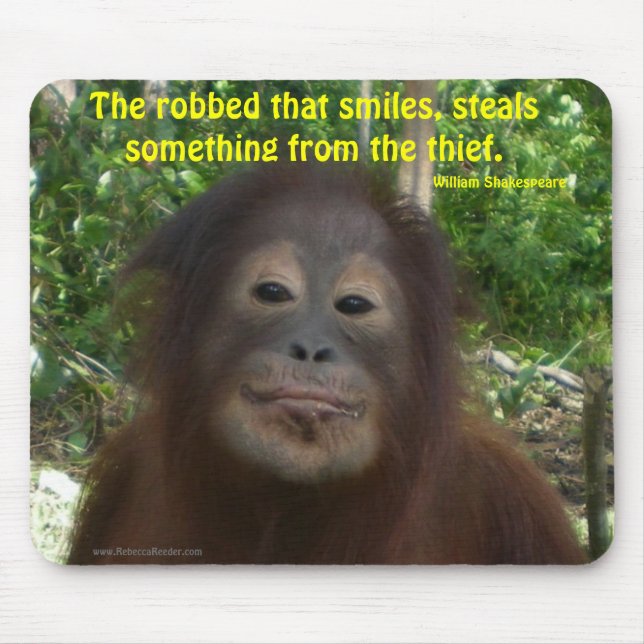 The Value of a Smile Mouse Pad (Front)