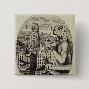 The Vampire , 1853 15 Cm Square Badge