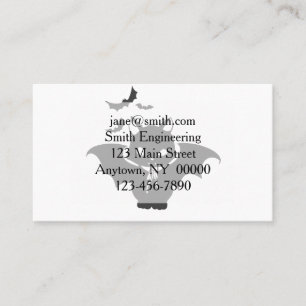 The vampire cat have canine - Choose back color Business Card