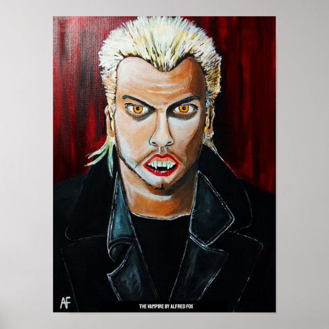 The Vampire Painting by Alfred Fox Poster (Front)