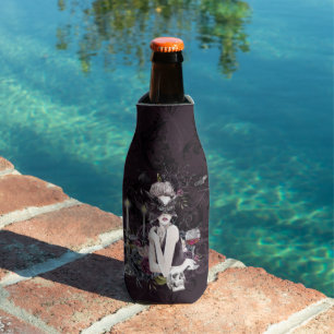 The Vampiress   Moody Gothic Vampy Glam Pale Skin Bottle Cooler
