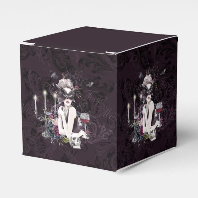 The Vampiress | Moody Gothic Vampy Glam Pale Skin Favour Box (Front Side)