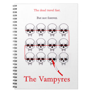 The Vampyres - Crossed Skulls Notebook