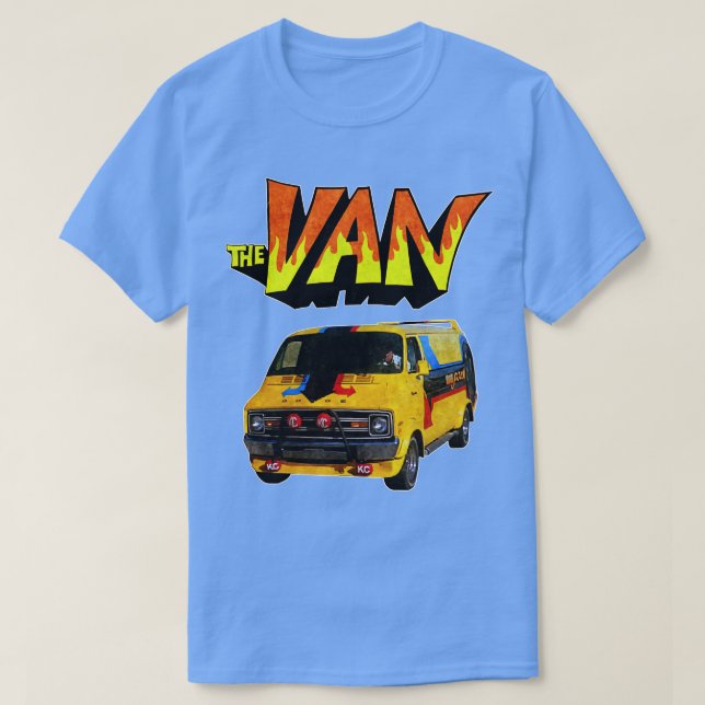 The Van 70s Cult Classic Comedy Fan Art T-Shirt (Design Front)