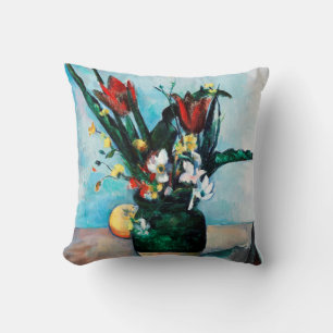 The Vase of Tulips, Paul Cezanne Cushion