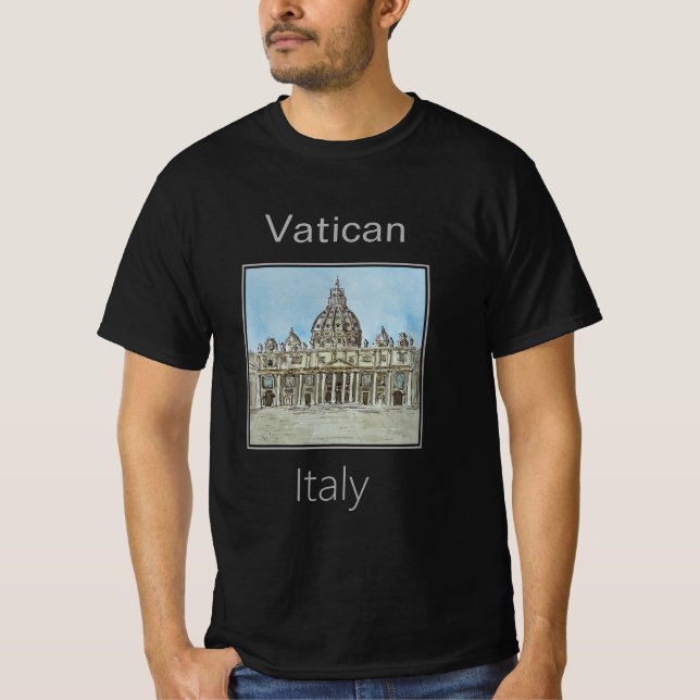The Vatican in Vatican City Italy T-Shirt (Front)