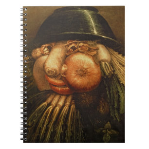 The Vegetable Gardener, c.1590 (oil on panel) Spiral Notebook