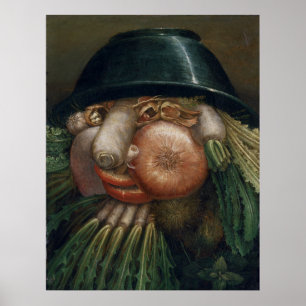 The Vegetable Gardener - Giuseppe Arcimboldo Poster