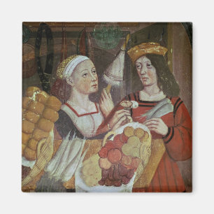 The Vegetable Market Magnet