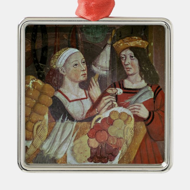 The Vegetable Market Metal Tree Decoration (Front)