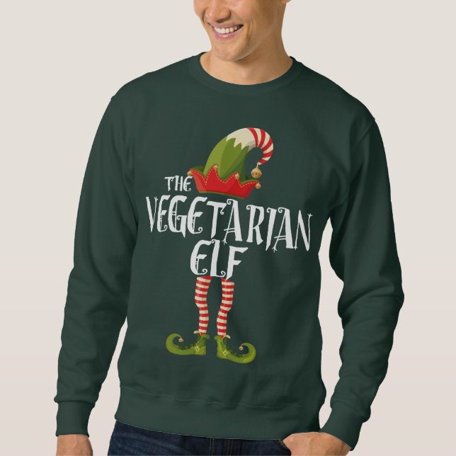 The vegetarian elf sweatshirt (Front)