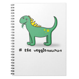 the veggiesaurus, spiral notebook