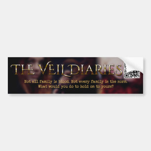 The Veil Diaries Cover Blur Bumper Sticker