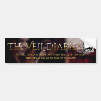 The Veil Diaries Cover Blur Bumper Sticker