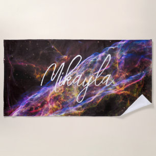 The Veil Nebula Beach Towel