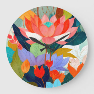 The Velvet Garden Large Clock