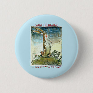 The Velveteen Rabbit 6 Cm Round Badge