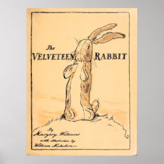 The Velveteen Rabbit - Book Cover Poster