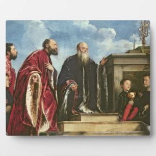 The Vendramin Family, 1543-47 (oil on canvas) Plaque