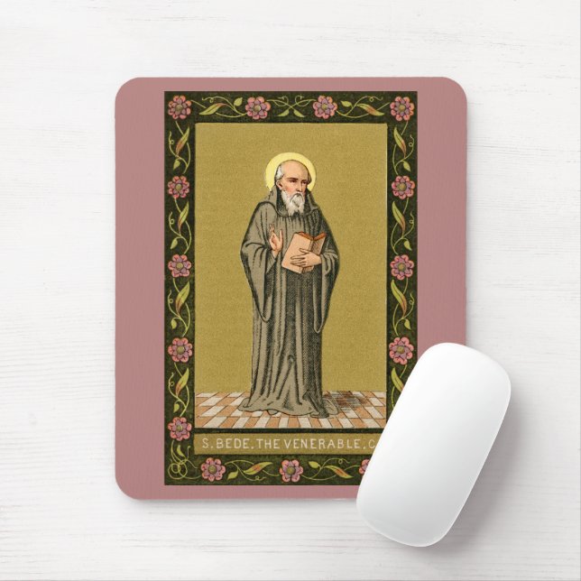 The Venerable Bede Preaching (P 008) Mouse Pad (With Mouse)