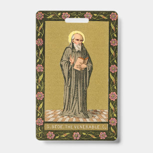 The Venerable Bede Preaching (P 008; Prayer) ID Badge