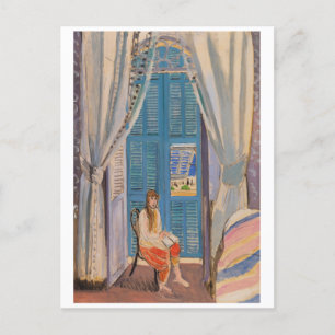 The Venetian Blinds (Les Persiennes) (1919) Holiday Postcard