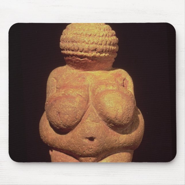 The Venus of Willendorf, Fertility Symbol Mouse Pad (Front)